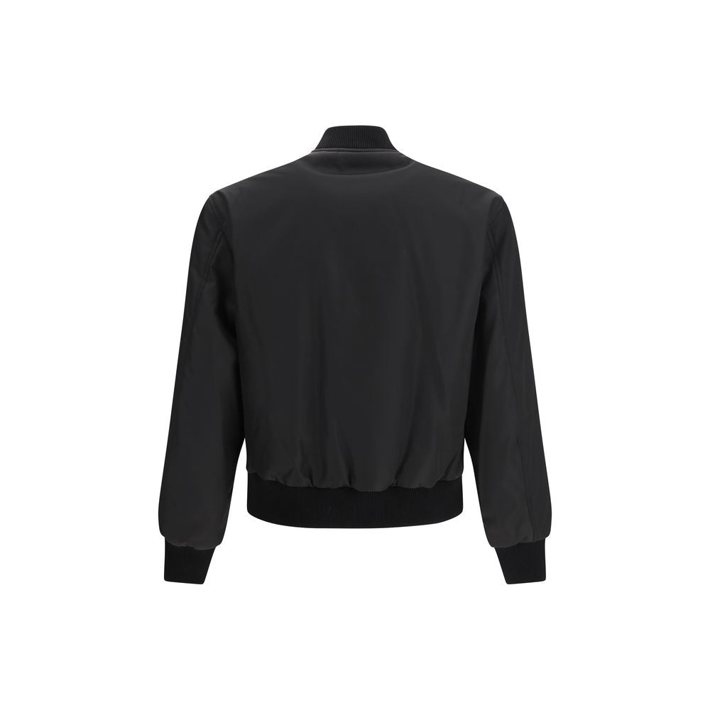Versace Schwarzer Bomber aus Polyamid