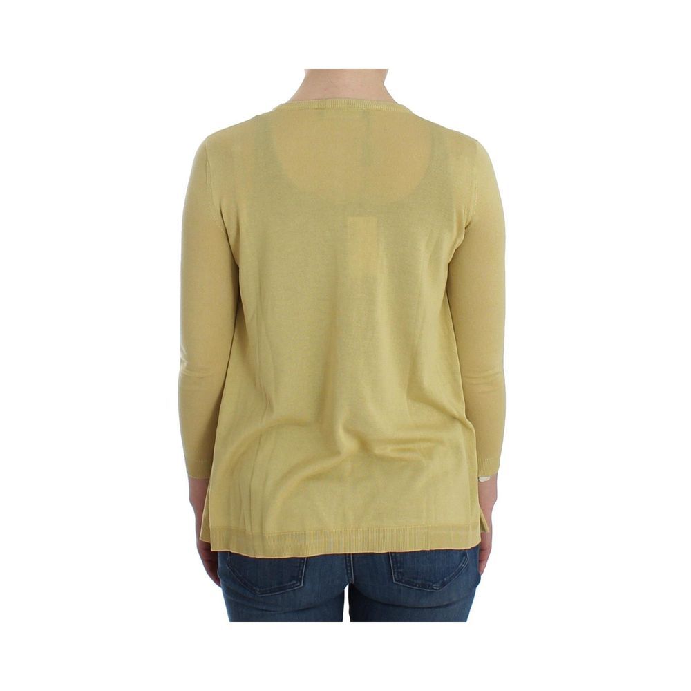 Dolce & Gabbana Zweifarbige Seidenstrickjacke