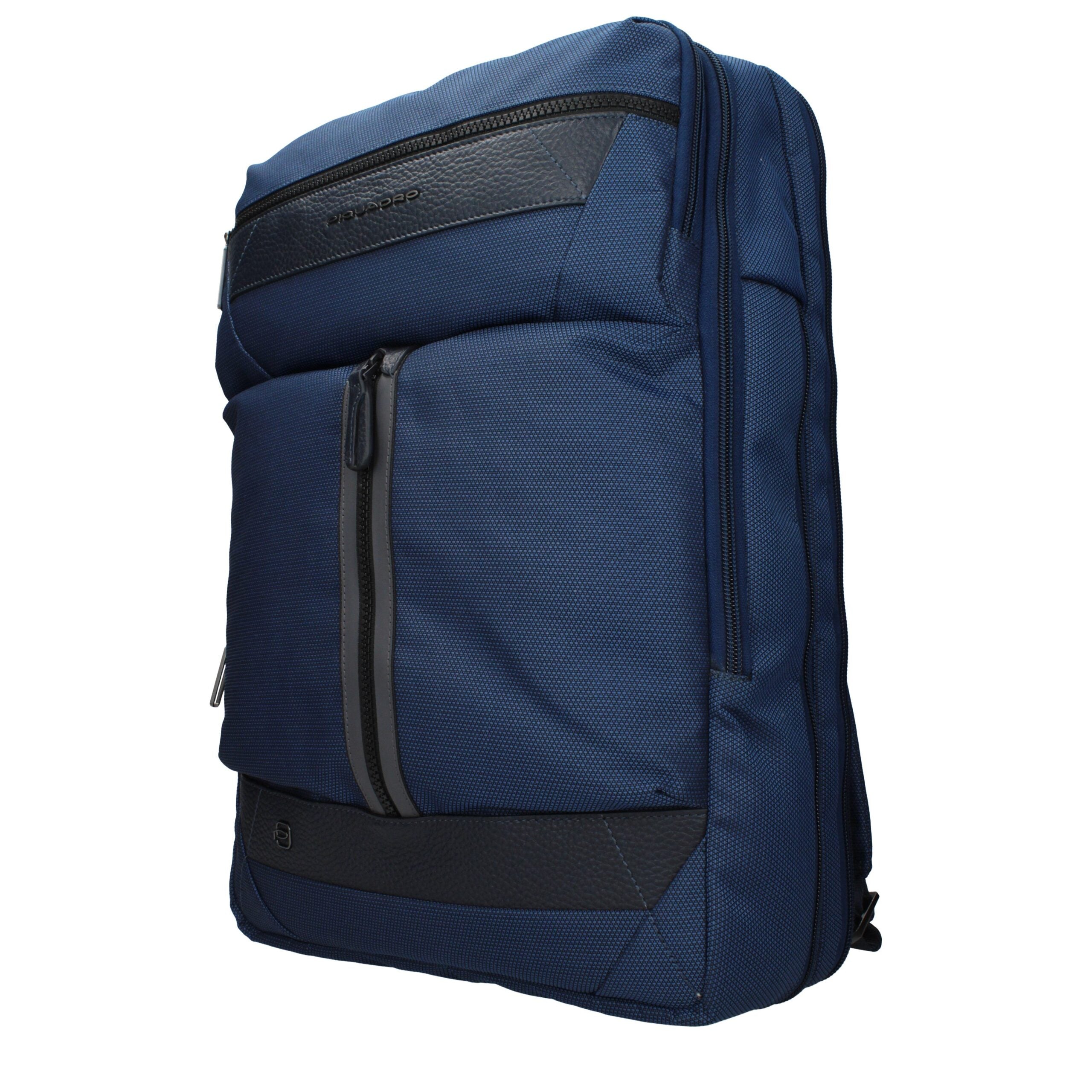 Piquadro Blauer Stoffrucksack
