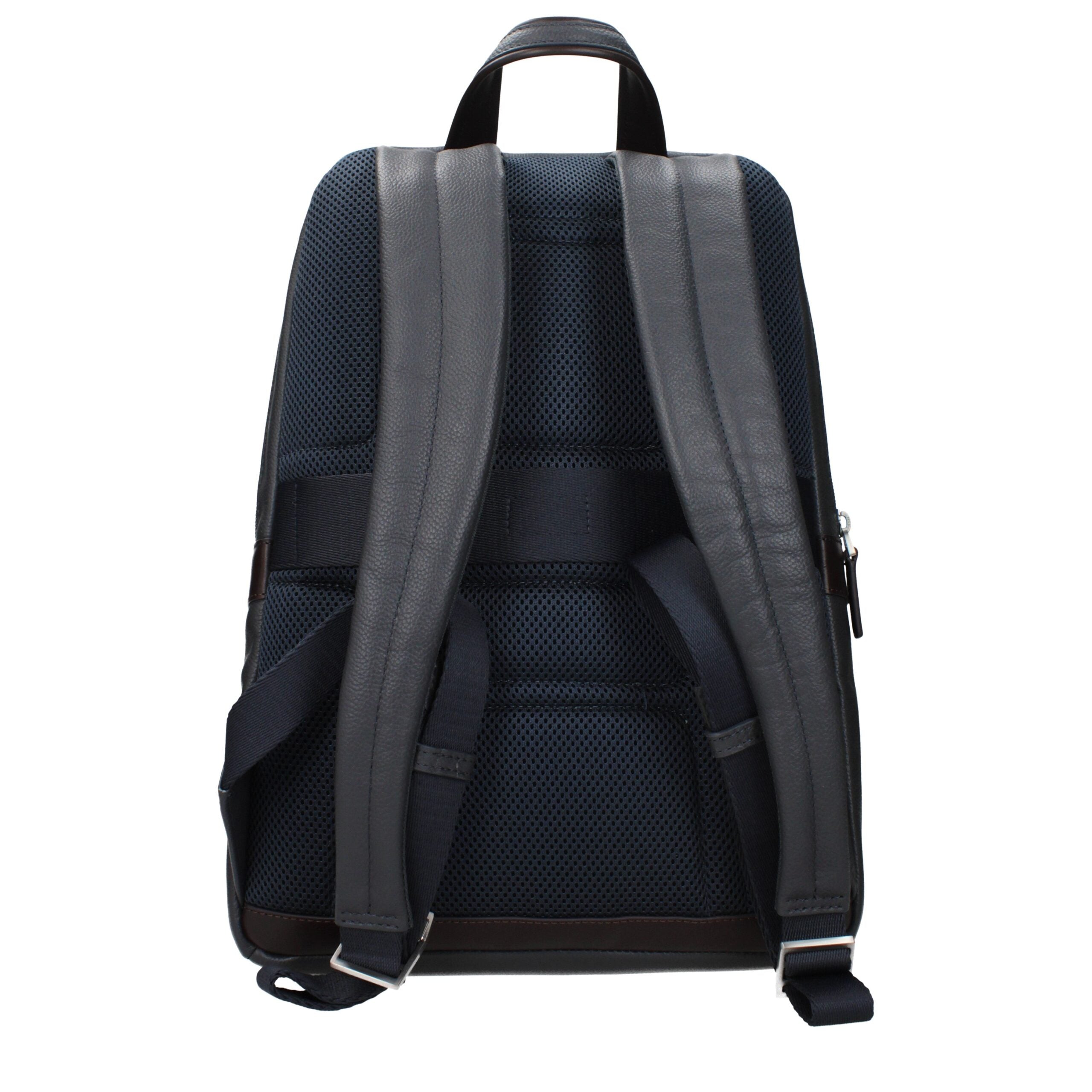 Piquadro Grauer Lederrucksack