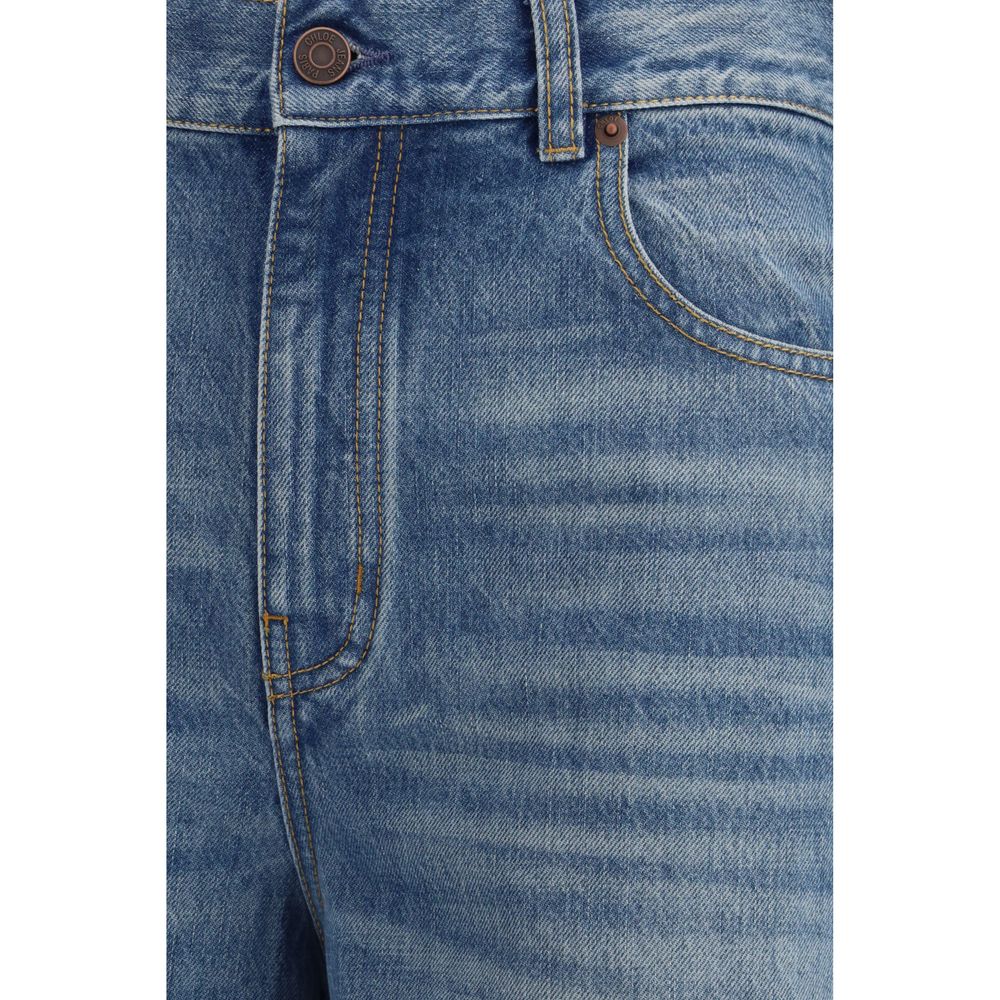 Chloé Blaue Baumwolljeans Denim